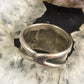 Vintage Native American Sterling Silver 4 Turquoise Dots Band Ring Size 7.25 For Women
