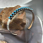 Veronica Martza Native Americn Sterling Silver Needlepoint Turquoise Bracelet For Women