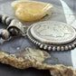 Genuine 90% Silver 1891 US Morgan Dollar Decorated Unisex Pendant