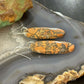 Sterling Silver Oval Maligano Jasper Slab Dangle Earrings For Women #512
