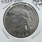 1923-S 90% US Peace Silver Dollar F-VF #51524-2GO