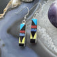 Starllie & Sheryl Edaakie Sterling  Silver Multistone Inlay Dangle Earrings For Women #4