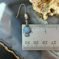 Carolyn Pollack Sterling Silver Carved Denim Lapis Bead Dangle Earrings For Women