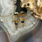 David Rosales Sterling Silver Native Earth Multi Stone Inlaid Earrings For Women