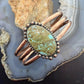 Copper Southwestern Style Turquoise #8 Decorated Cluster Bracelet For Women