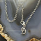 Carolyn Pollack Vintage Sterling Silver Twisted Rope w/Citrine 18"-20" Necklace For Women