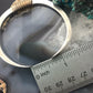 Native American Sterling Silver and Gold Filled Warp Slim Cuff Bracelet For Women