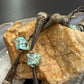 Vintage Native American Silver Navajo Pearl Bead, Cones, Turquoise 18" Necklace For Women
