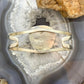 Frank Chavez Sterling Silver Native American Triangle Turquoise Bracelet For Women
