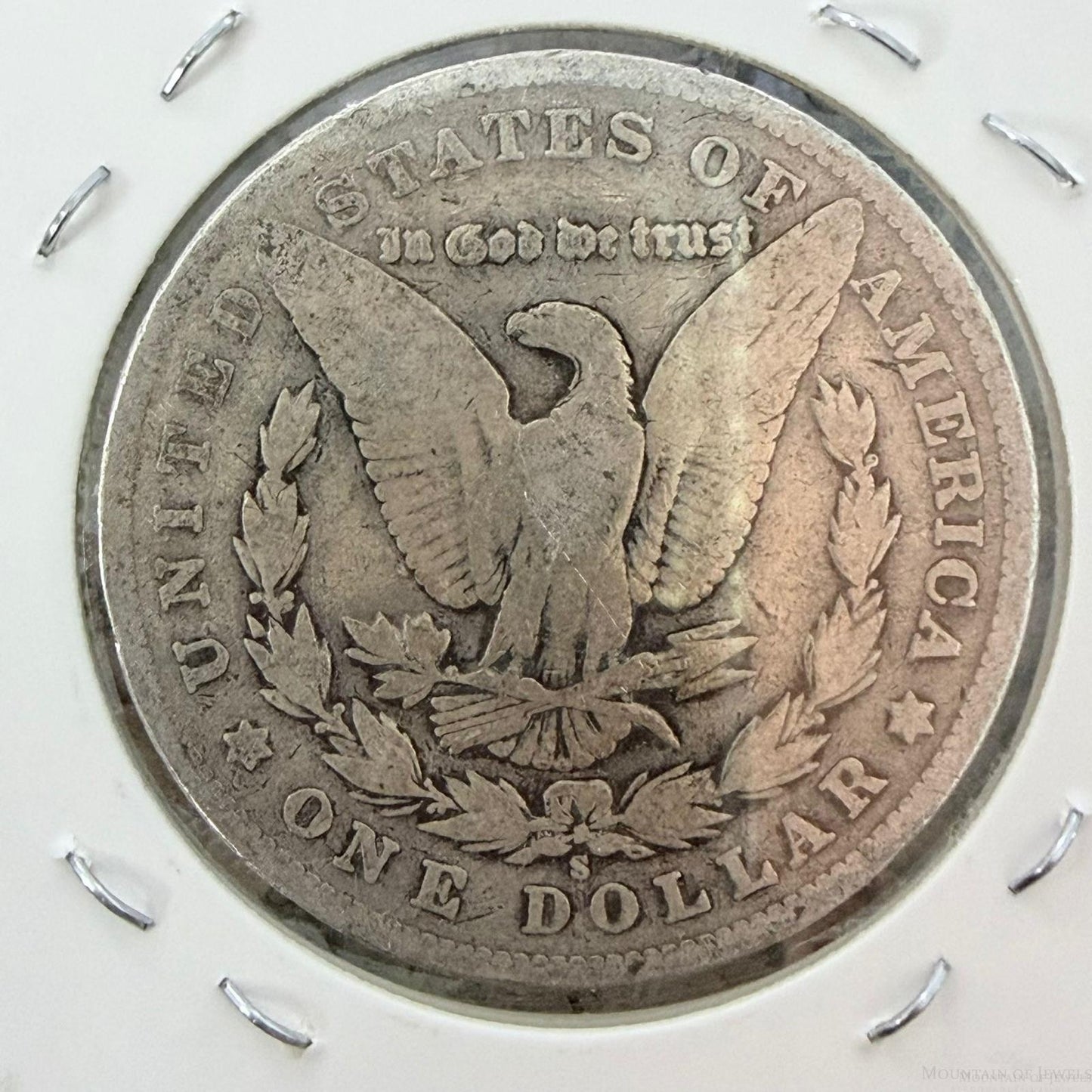 1901-S US 90% Morgan Silver Dollar G-VG #13126-12GH