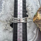 Sterling Silver Southwestern Style Rectangle Mohave Dahlia Ring Size 9.75 For Women
