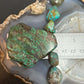 Vintage Chunky Natural Turquoise Stone w/Natural Turquoise Necklace For Women