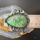 Sterling Silver Southwestern Style Teardrop Variscite Bracelet For Women
