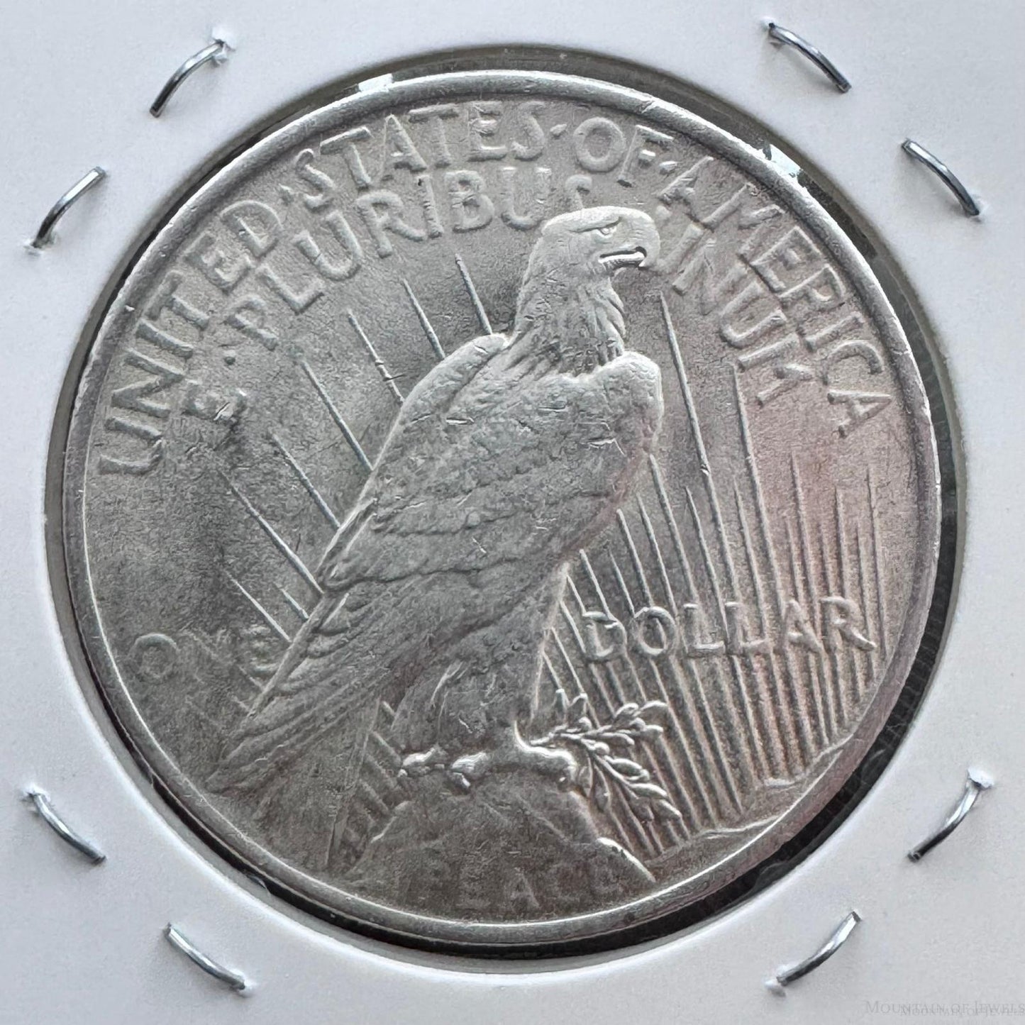 1923 US 90% Peace Silver Dollar VF-XF #71825-2GL LUSTER