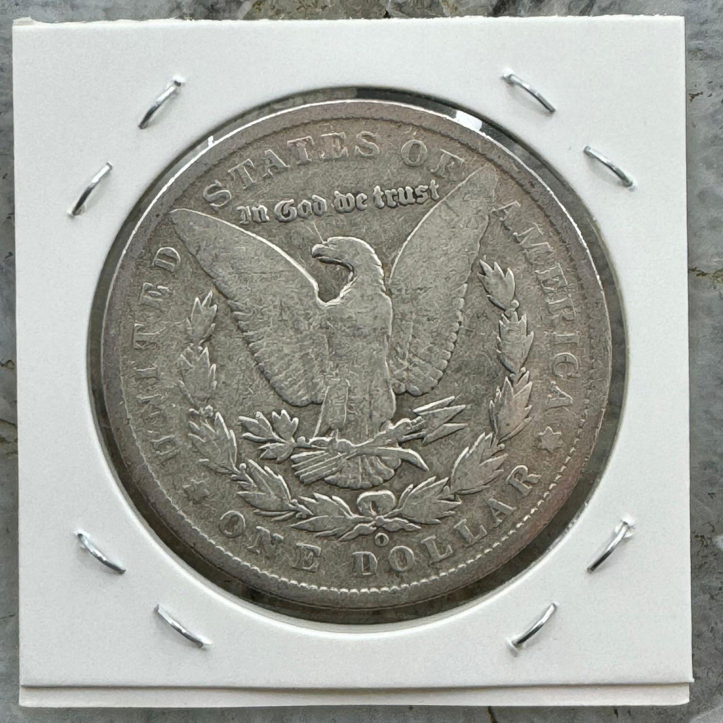 1890-O US 90% Morgan Silver Dollar VG-F #10824-4GH