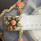 Sterling Silver Southwestern Style Turquoise & Spiny Oyster 20" Necklace For Women