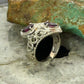 Carolyn Pollack Sterling Silver Faceted Tourmaline Doublet Ring Size 8 For Women