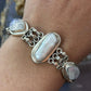 Sterling Silver Multi Stone Link Fashion 7"-8" Bracelet For Women