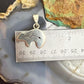 Vintage Native American Silver Fetish Bear Pendant For Women