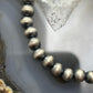 Sterling Silver 6mm Navajo Pearl Beads Stretch Bracelet For Women