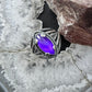 Carolyn Pollack Sterling Silver Faceted Marquise Amethyst Split Shank Size 6 Ring