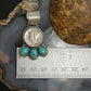 Genuine 1942 90% Silver Mercury Dime Coin Mohave Turquoise Unisex Pendant