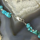 Sterling Silver Natural Turquoise & MOP Beads 18" Necklace For Women