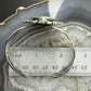 Sterling Silver Southwestern Style Large Teardrop Variscite Bracelet For Women