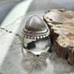 Sterling Silver Southwestern Style Teardrop Stichtite Ring Size 7 For Women