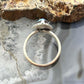 Sterling Silver Southwestern Style Teardrop Golden Hill Turquoise Adjustable Ring #16