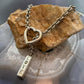Sterling Silver Fashion Chain Link w/Pendant Love Always 20" Necklace For Women
