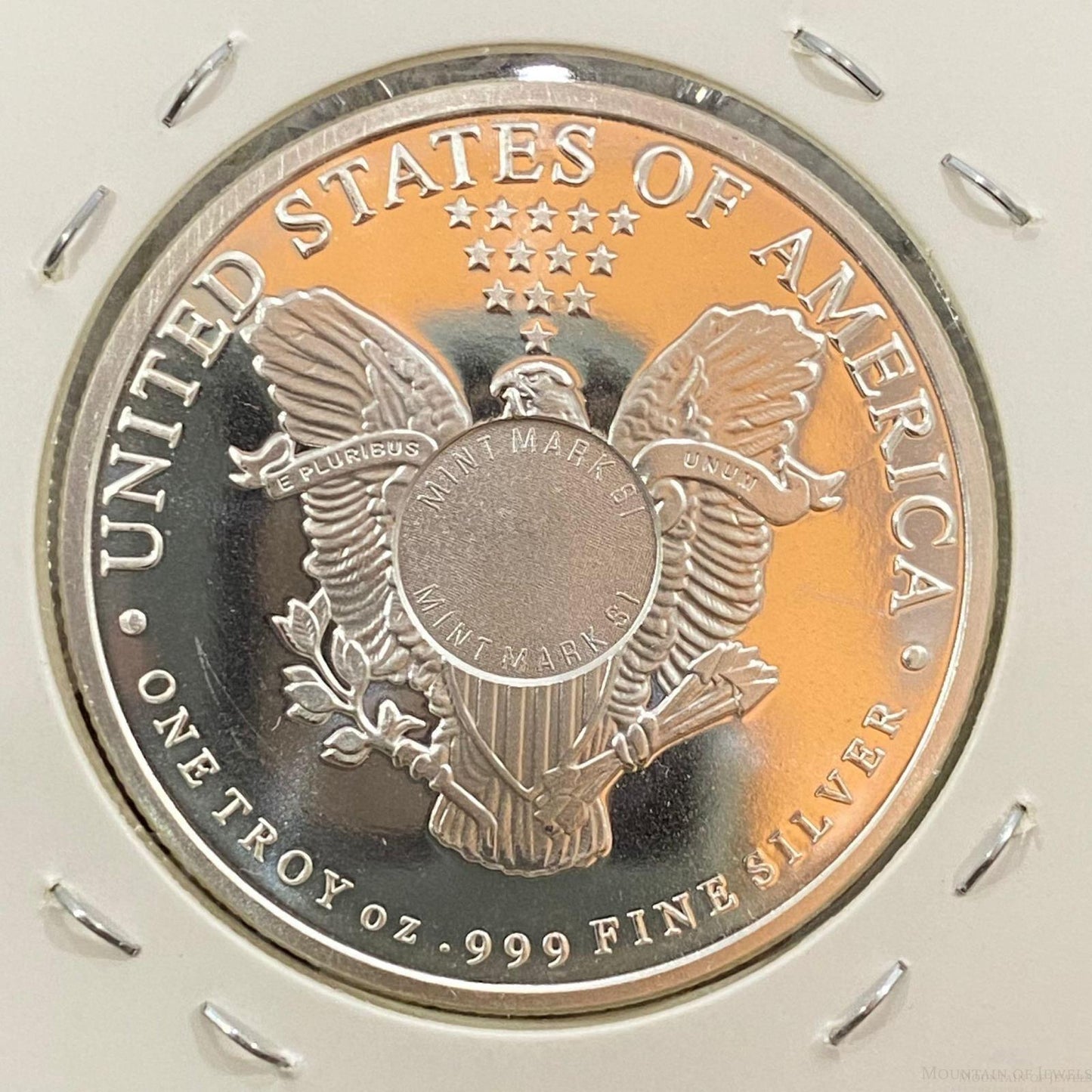 1.00 Ozt US Walking Liberty Design.999 Fine Silver Coin BU #51123-4OH