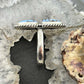 Sterling  Silver Southwestern Style Teardrop Double Golden Hill Turquoise Ring Size 9.75 For Women