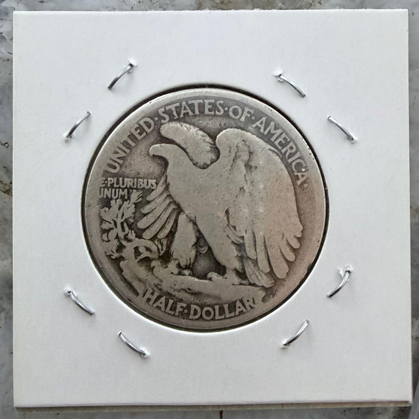 1917 US Walking Liberty Half Dollar 90% Silver AG-G #121725-1E