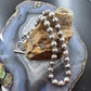 Silver Southwestern Style Rounded Beads 14" Necklace For Women