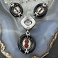 Carolyn Pollack Vintage Sterling Silver Black & White Jasper 16"-19" Necklace For Women