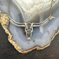 Carolyn Pollack Sterling Silver Longhorn Skull On Chain Link Necklace For Women