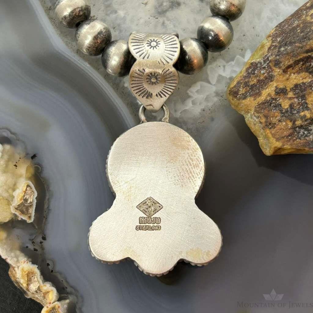 Genuine 1943 90% Silver Mercury Dime Coin w/Teardrop Turquoise Pendant #1