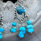 Carolyn Pollack Sterling Silver Turquoise Bead Dangle Earrings For Women