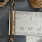 Vintage Silver Stamped Cylinder 24" Fashion Link Necklace For Women