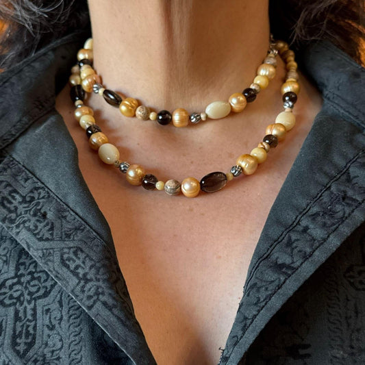 Carolyn Pollack 3mm-15mm Multi-Gemstone Beads 28"-31" Necklace For Women
