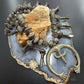 Vintage Native American Silver Squash Blossom w/Naja Necklace For Women
