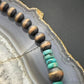 Southwestern Style Copper 8-10mm Navajo Pearl Beades &Turquoise 18"-20" Necklace For Women
