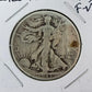 1943 US Walking Liberty Half Dollar 90% Silver F-VF #20126-1