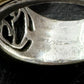 Charles Krypell Vintage Sterling Silver & 18K Gold Fashion Dome Ring Size 7 For Women