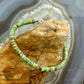 Sterling Silver Turquoise Disk Beads 7.5" Bracelet For Women