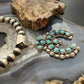Sterling Silver Southwestern Style Multi Turquoise Decorated Naja Pendant For Women