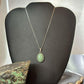 Carolyn Pollack Sterling Silver Oval Green Aventurine Pendant Necklace For Women