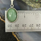 Carolyn Pollack Sterling Silver Oval Green Aventurine Pendant Necklace For Women