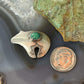 Signed Vintage Native American Sterling Fetish Bear w/Turquoise Brooch For Women